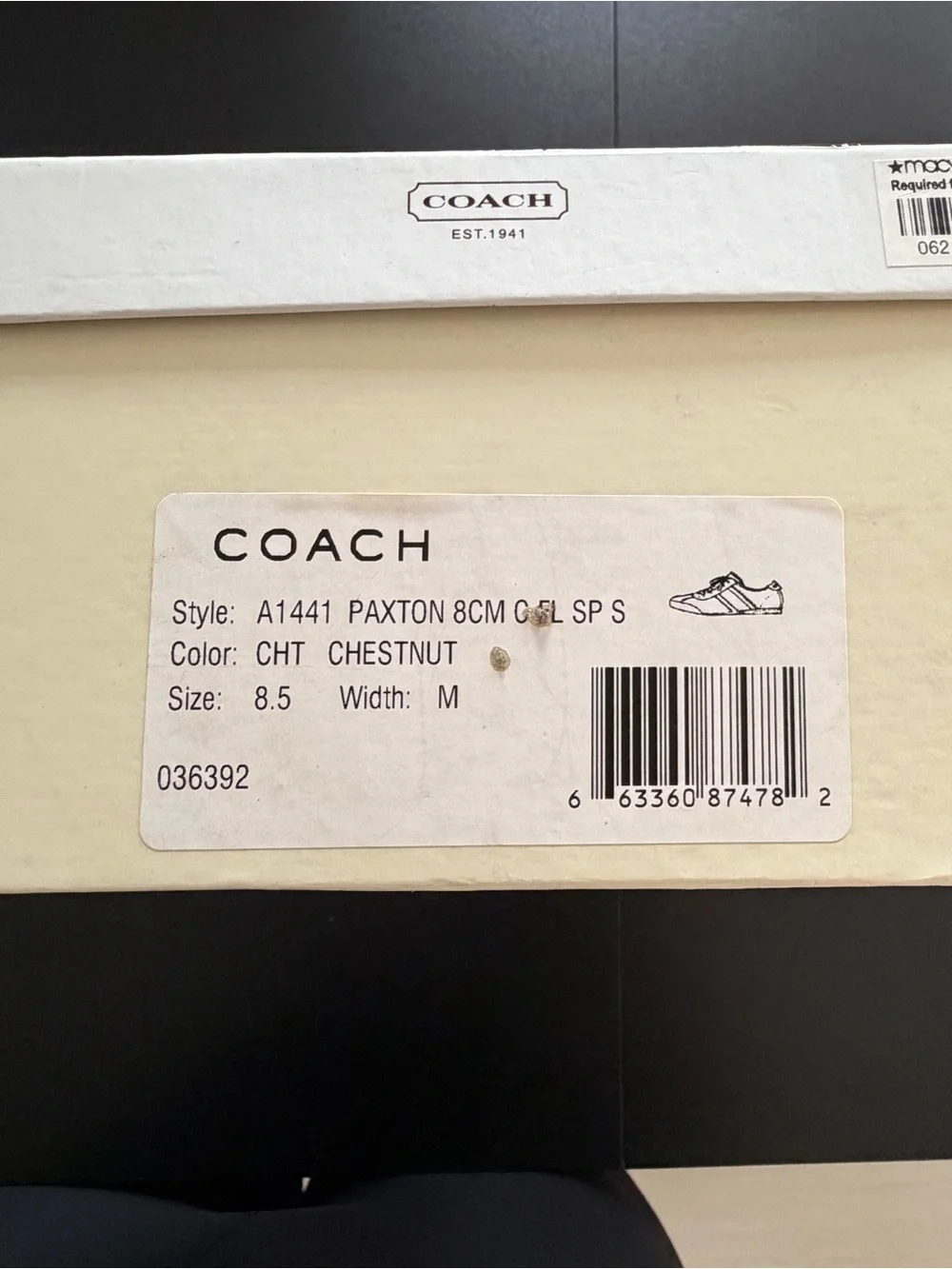 Coach Brown Signature Logo Lace-Up Sneakers
